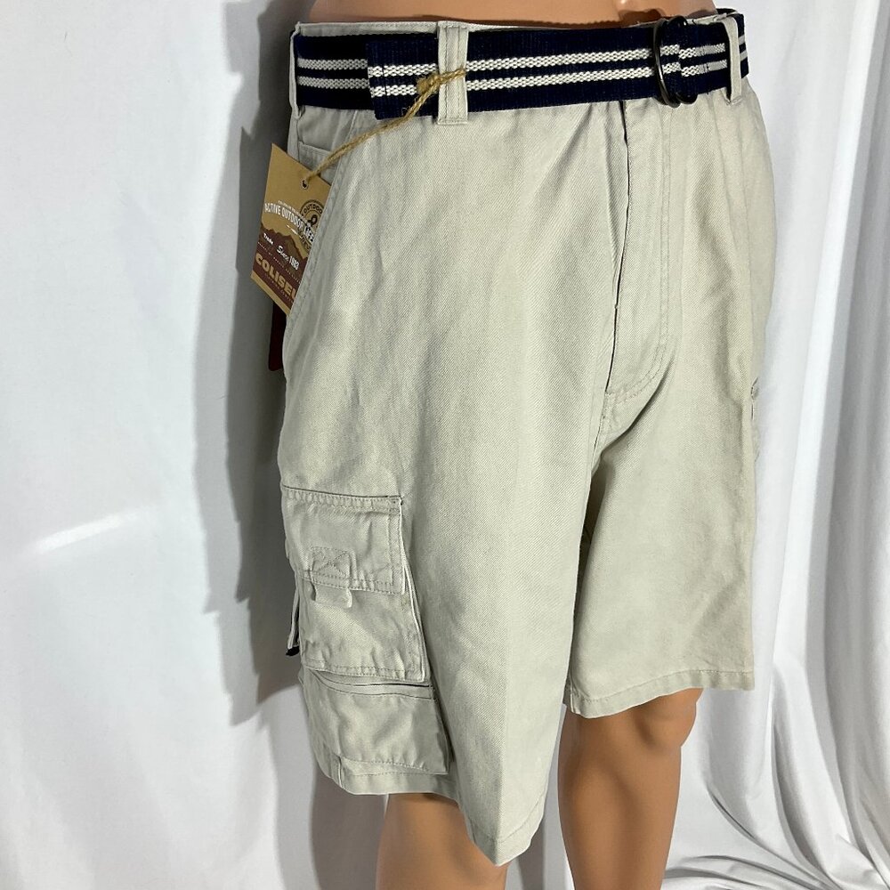 NWT Coliseum Sz 3 Khaki Active Outdoor Lifestyle Shorts